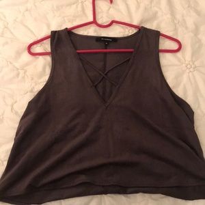Faux Suede Tank top